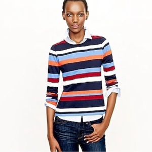 J. Crew Colorblock Top in Stripe